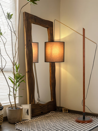 Archer Floor Lamp - Modern Black Metal LED Light, Indoor Use