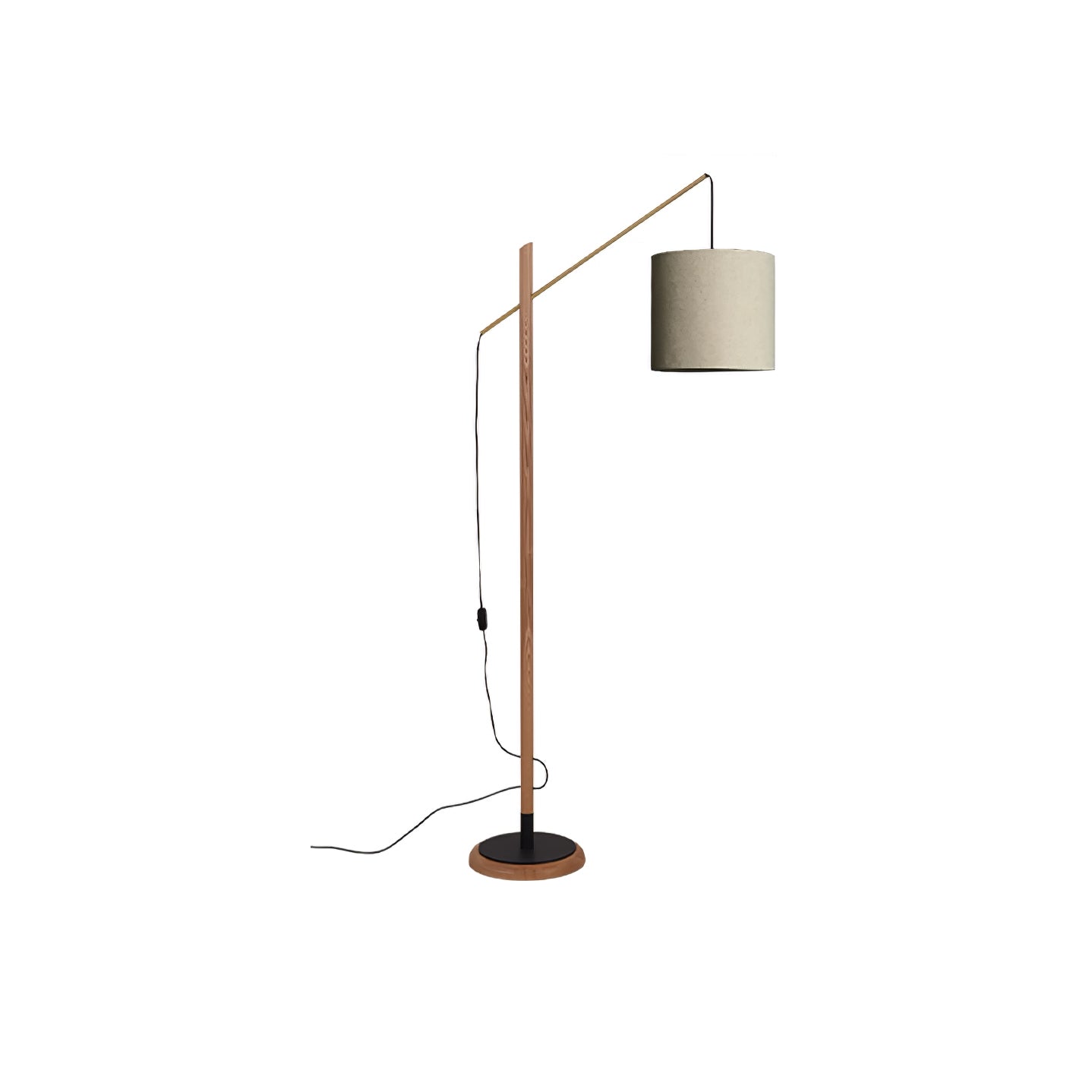Archer Floor Lamp - Modern Black Metal LED Light, Indoor Use