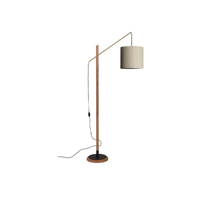 Archer Floor Lamp - Modern Black Metal LED Light, Indoor Use