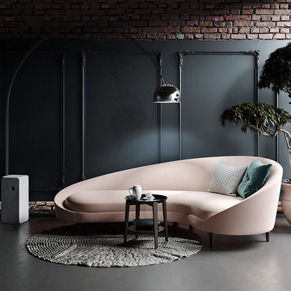 Arcadia Luxe Floor Lamp with Marble Base and LED Light