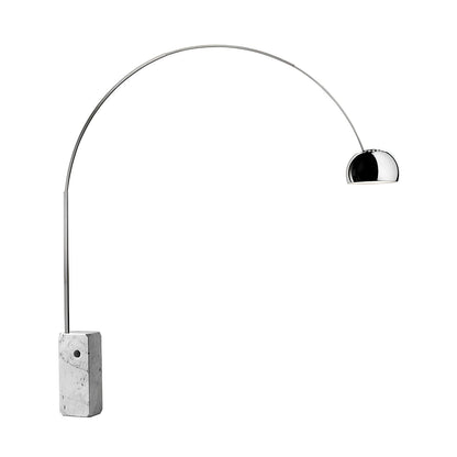 Arcadia Luxe Floor Lamp with Marble Base and LED Light