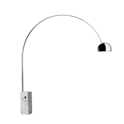 Arcadia Luxe Floor Lamp with Marble Base and LED Light