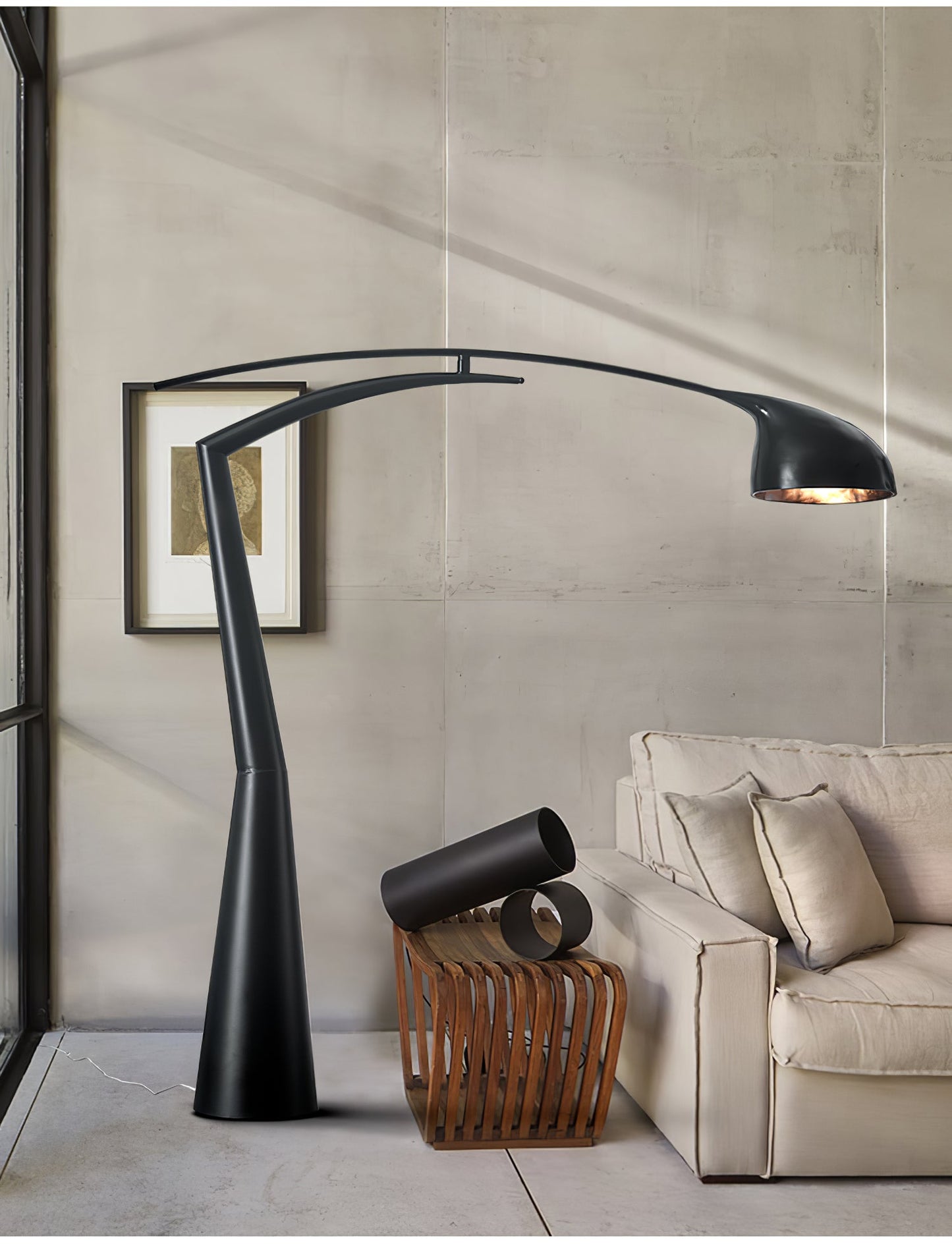 Arden Sculpture Floor Lamp - Contemporary LED Arc Design
