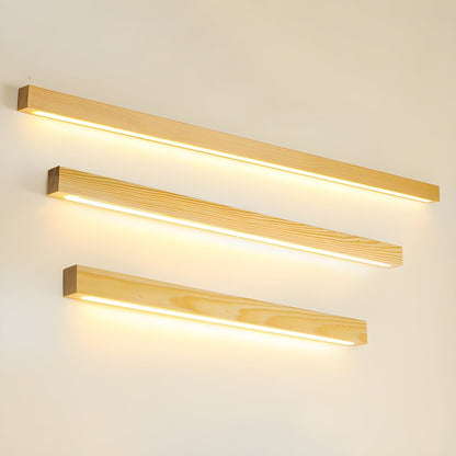Arlo Linear Wood Wall Light Dimmable LED Indoor Lighting