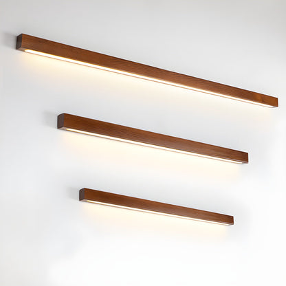 Arlo Linear Wood Wall Light Dimmable LED Indoor Lighting