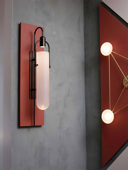 Arc Wall Lamp Set of 2, LED Glass Indoor Lighting