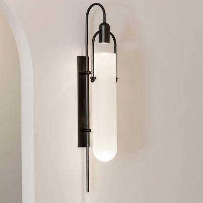Arc Wall Lamp Set of 2, LED Glass Indoor Lighting
