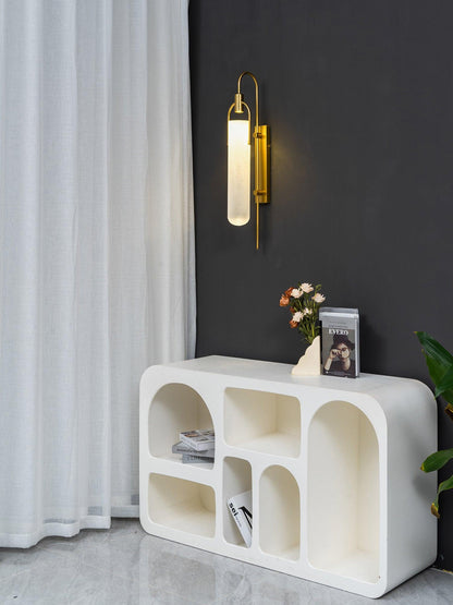 Arc Wall Lamp Set of 2, LED Glass Indoor Lighting