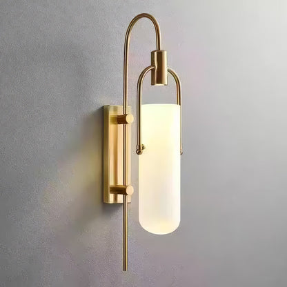 Arc Wall Lamp Set of 2, LED Glass Indoor Lighting