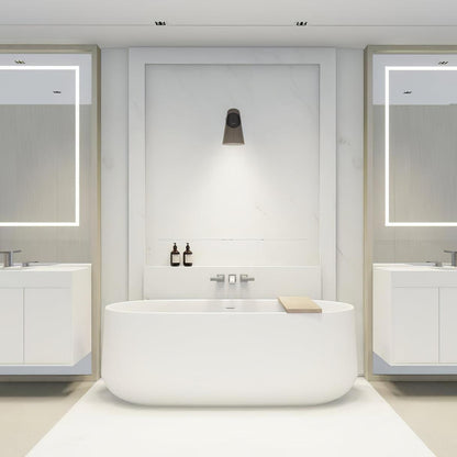 Conical Glass Wall Lamp with Integrated LED and Modern Design