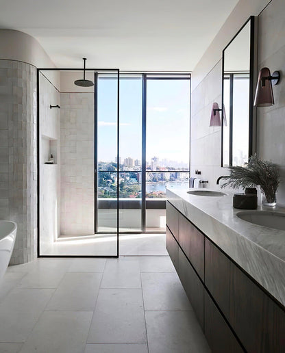 Conical Glass Wall Lamp with Integrated LED and Modern Design