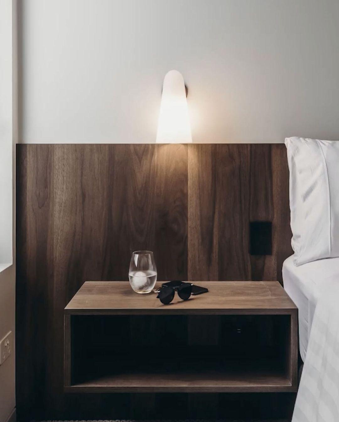 Conical Glass Wall Lamp with Integrated LED and Modern Design