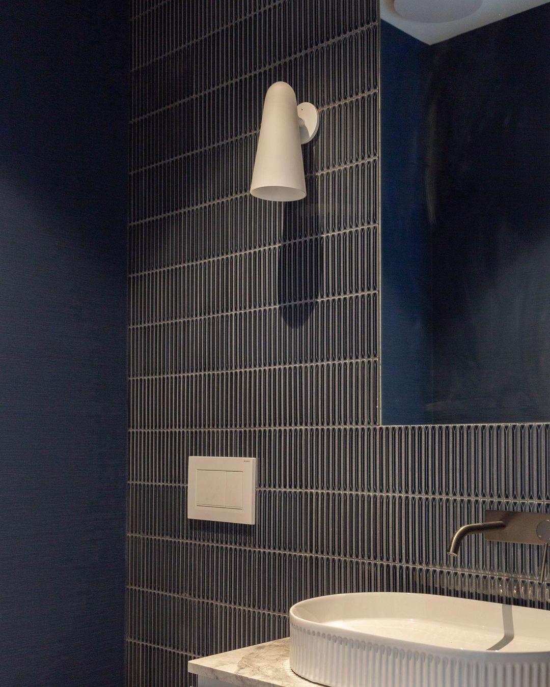 Conical Glass Wall Lamp with Integrated LED and Modern Design