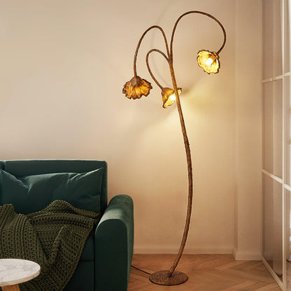 Artistic Lotus Leaf Floor Lamp LED Indoor Lighting Decor