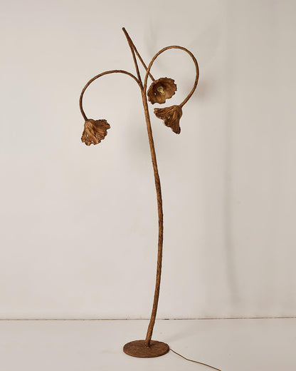 Artistic Lotus Leaf Floor Lamp LED Indoor Lighting Decor