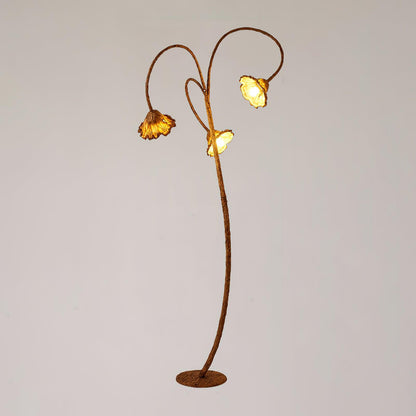 Artistic Lotus Leaf Floor Lamp LED Indoor Lighting Decor