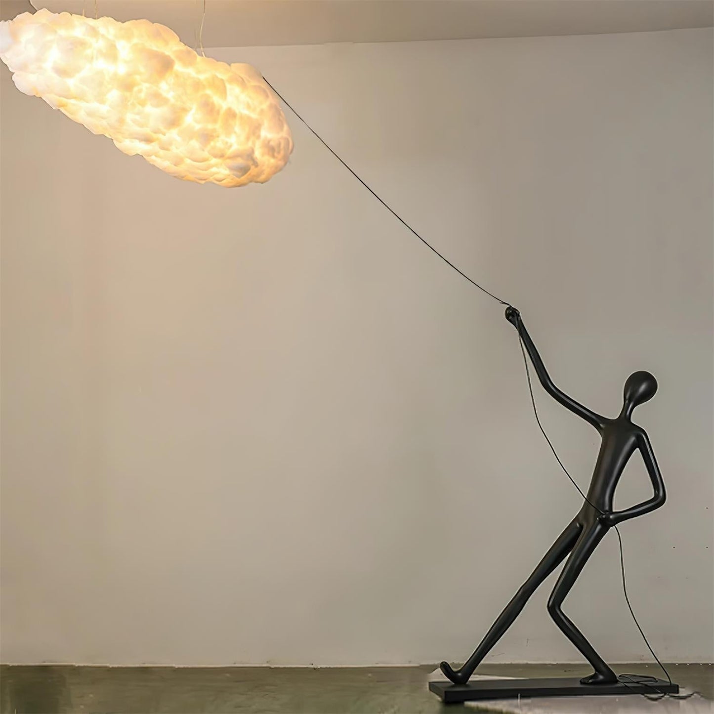 Atlas Cloud Sculpture Floor Lamp - LED Indoor Lighting
