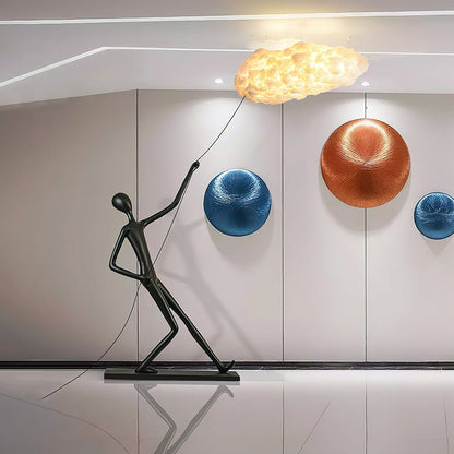 Atlas Cloud Sculpture Floor Lamp - LED Indoor Lighting