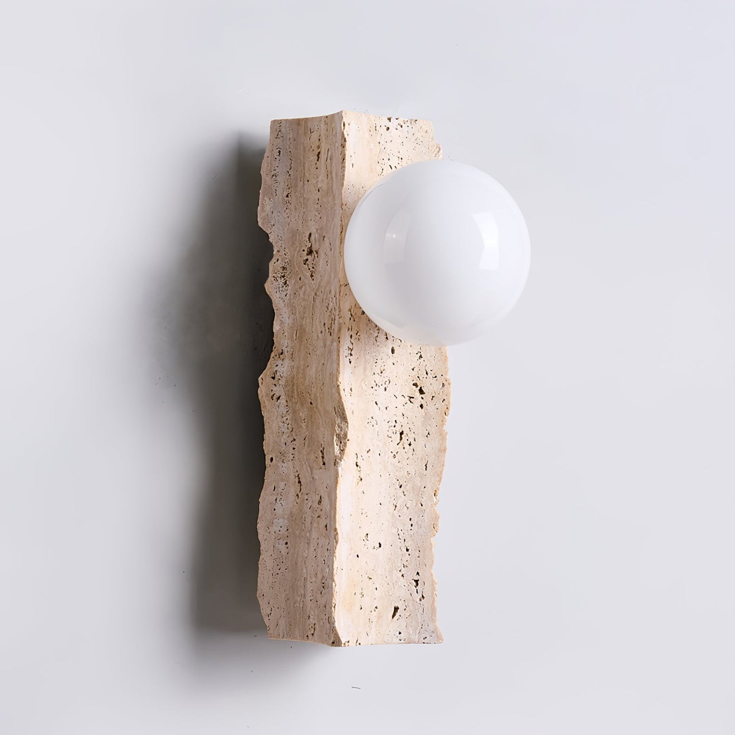 Aureum Wall Sconce - Yellow Travertine LED Indoor Light
