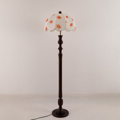 Avery Floor Lamp - Modern LED Design with Walnut Base