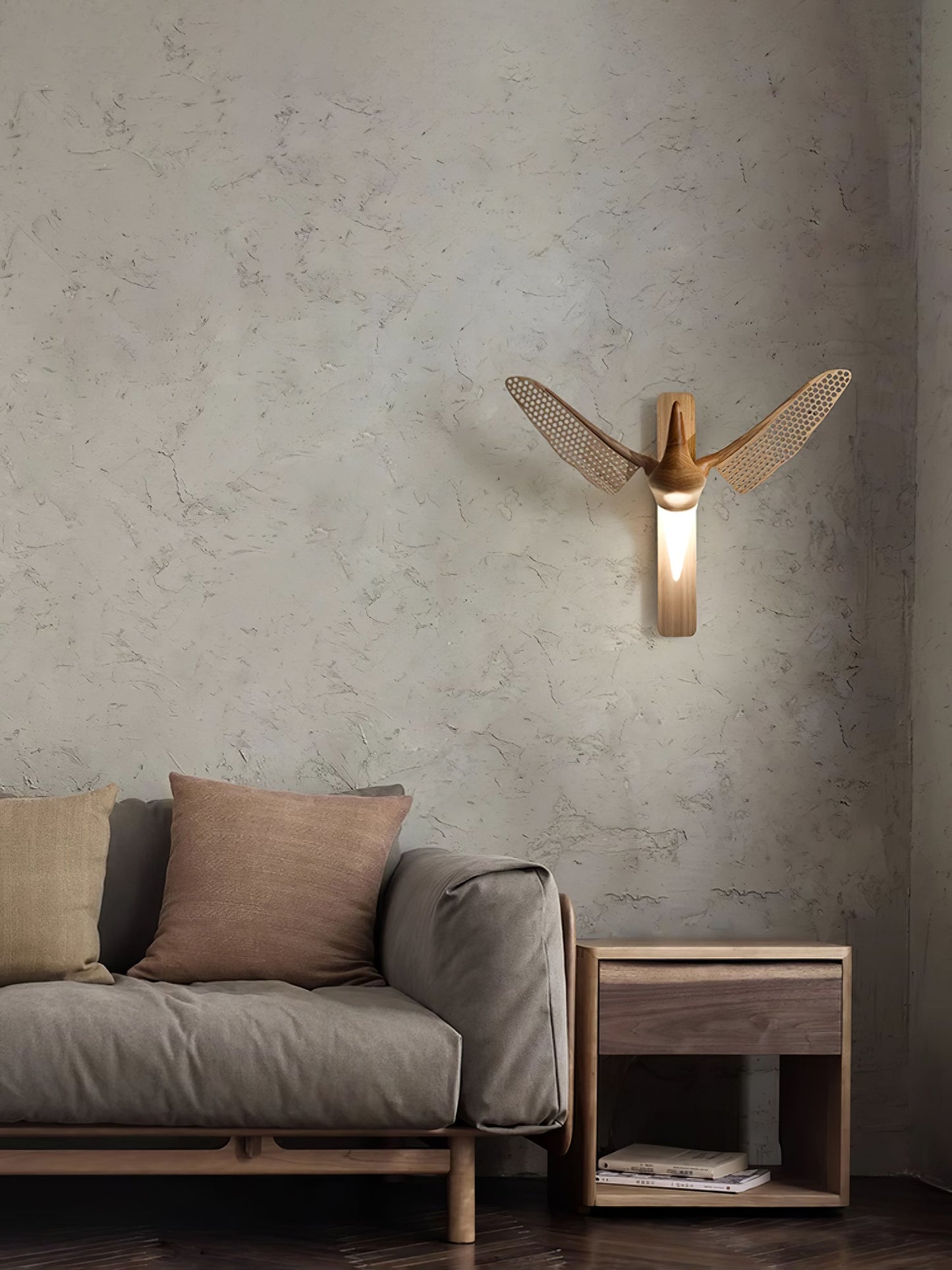 Avesa Wall Light - LED Indoor Wooden Design, Dimmable