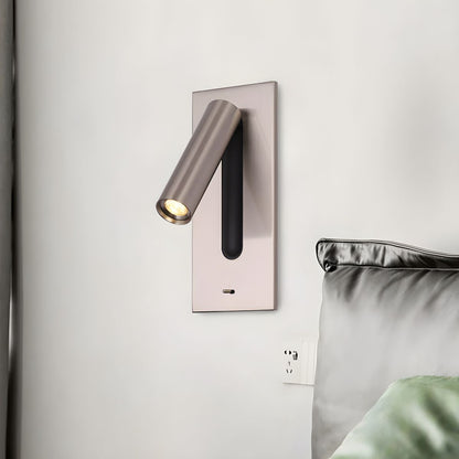 Axel Rotating Wall Sconce with LED Lighting - Black