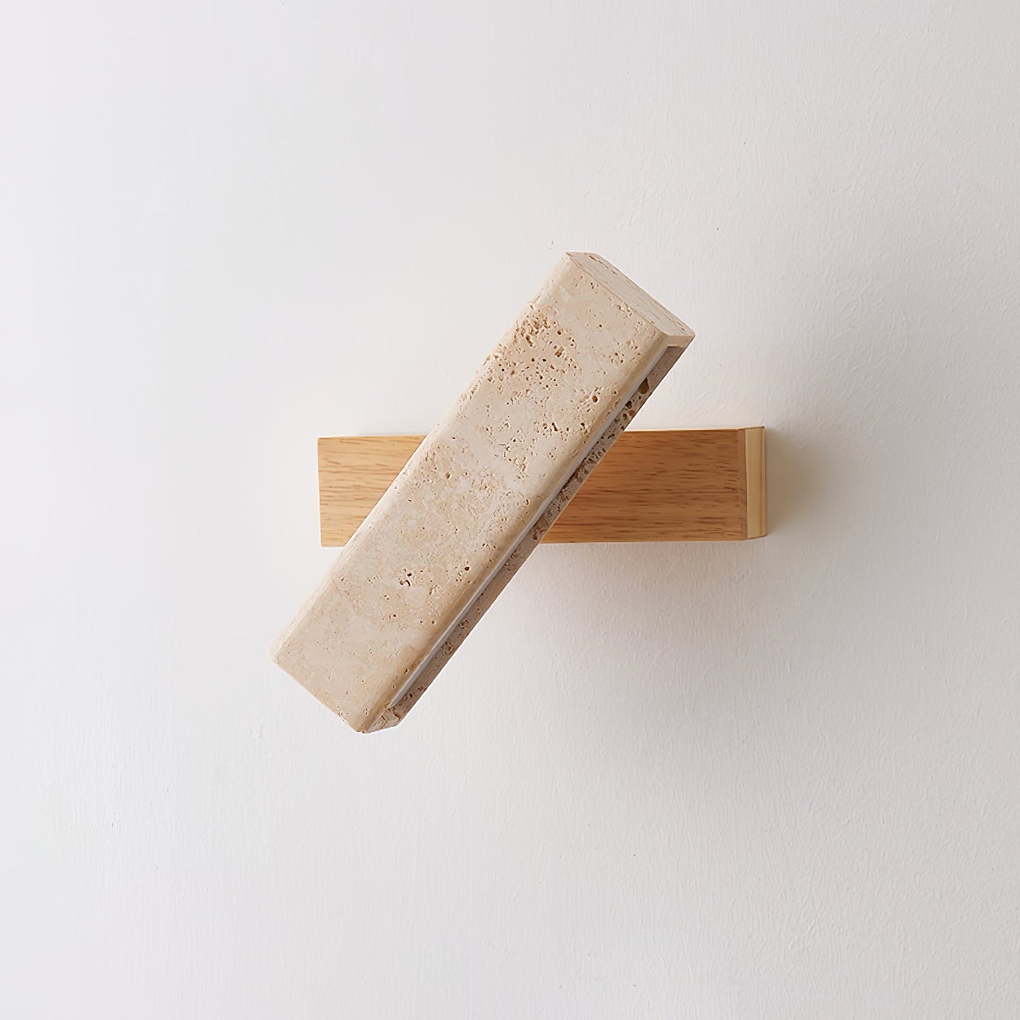 Axis Linear Wall Lamp - LED Wall Light in Yellow Travertine