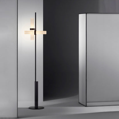 Axis Modular Floor Lamp with LED Dimming Functionality