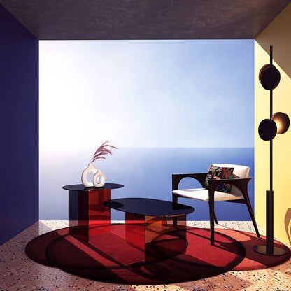 Axis Modular Floor Lamp with LED Dimming Functionality