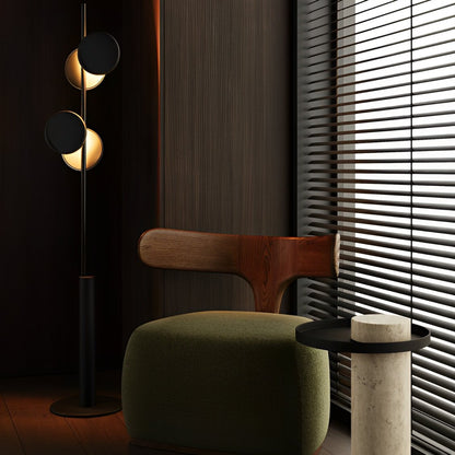Axis Modular Floor Lamp with LED Dimming Functionality