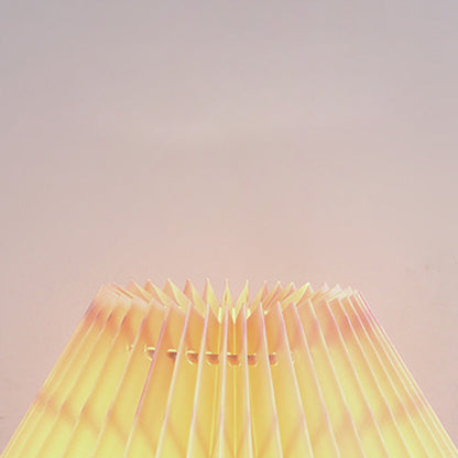 Modern Art Deco Orb Base Fabric Shade Ceramic 1-Light Table Lamp for Bedroom