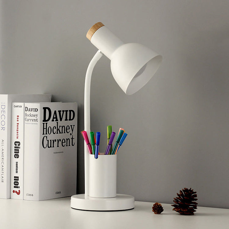 Modern Minimalist Round Horn Shape Desk Lamp - LED 1 Light for Bedroom