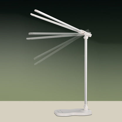 Modern Simplicity Foldable Rectangular LED Table Lamp for Bedroom