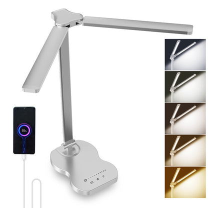 Modern Simplicity Foldable Rectangular LED Table Lamp for Bedroom
