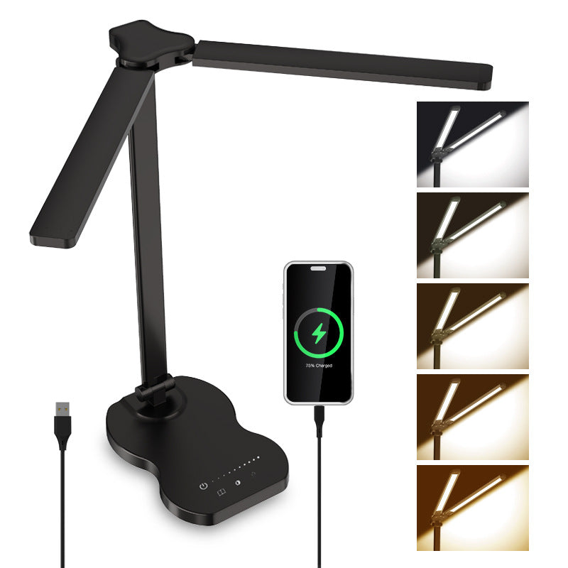 Modern Simplicity Foldable Rectangular LED Table Lamp for Bedroom
