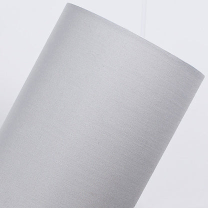 Traditional Japanese Cylinder Fabric 1-Light Table Lamp