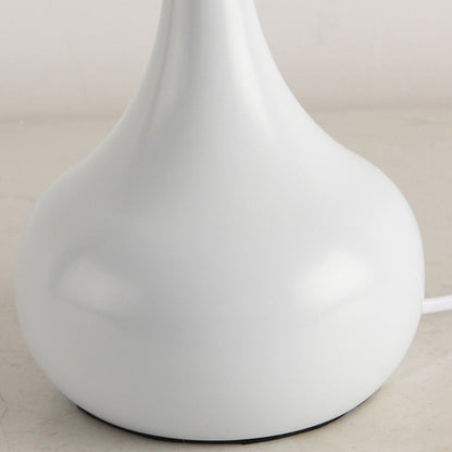 Contemporary Nordic Drum Iron Fabric 1-Light Table Lamp
