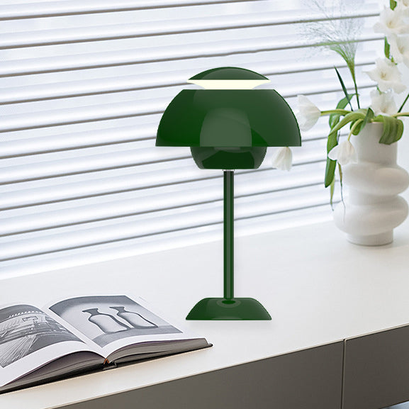 Contemporary Nordic Mushroom Iron USB LED Table Lamp for Living Room