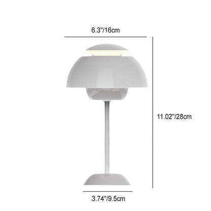 Contemporary Nordic Mushroom Iron USB LED Table Lamp for Living Room
