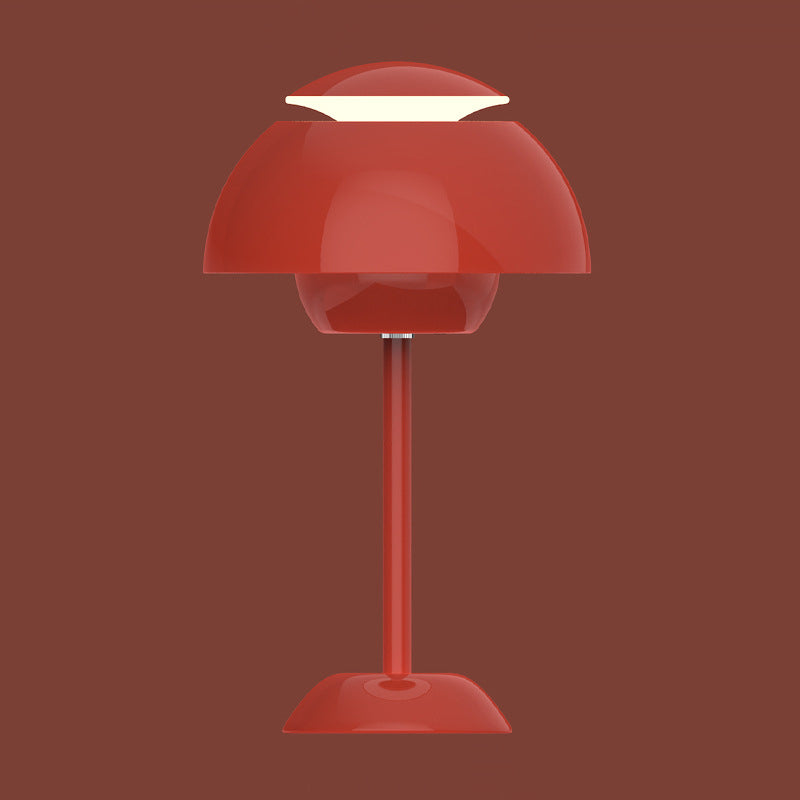Contemporary Nordic Mushroom Iron USB LED Table Lamp for Living Room