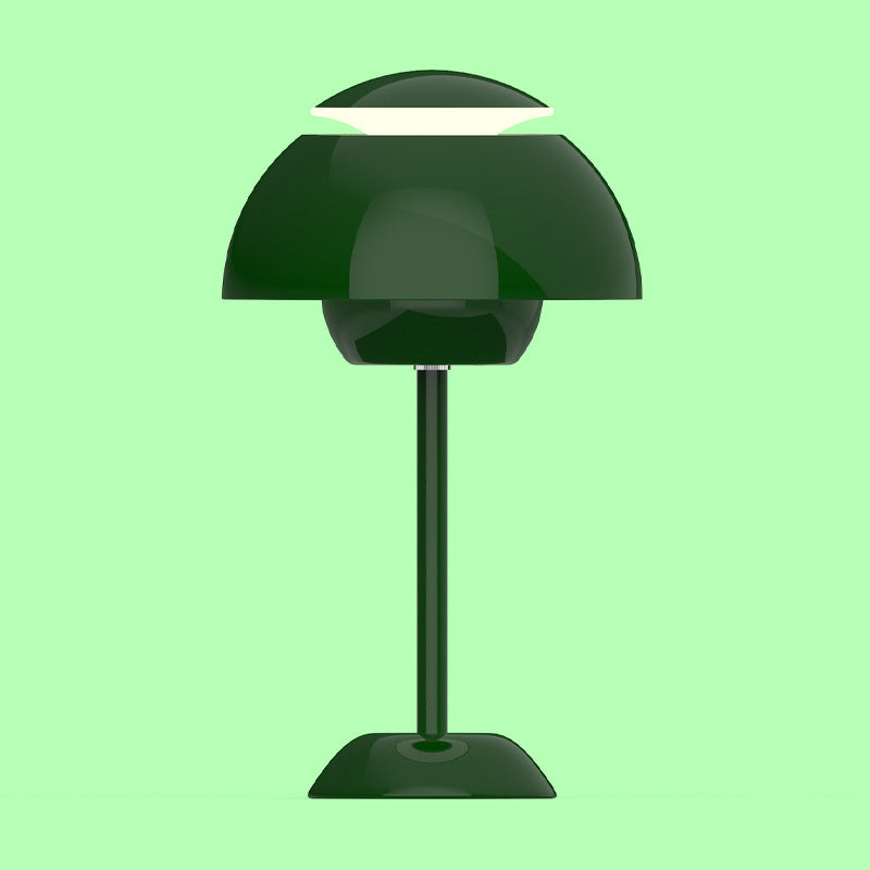 Contemporary Nordic Mushroom Iron USB LED Table Lamp for Living Room