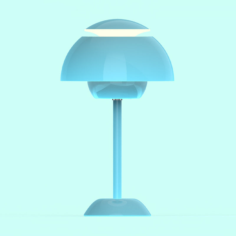 Contemporary Nordic Mushroom Iron USB LED Table Lamp for Living Room
