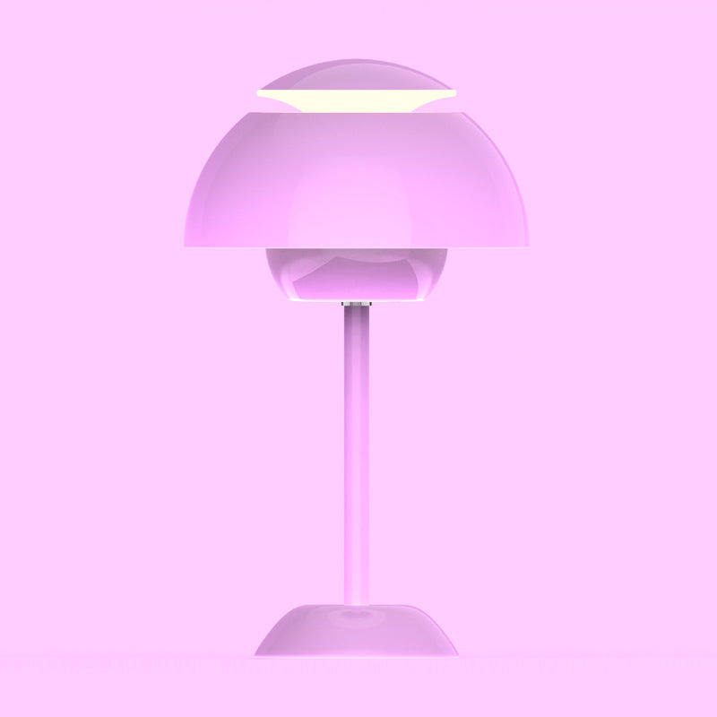 Contemporary Nordic Mushroom Iron USB LED Table Lamp for Living Room