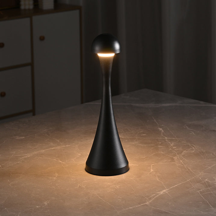 Contemporary Creative USB Iron Mushroom Acrylic LED Table Lamp for Living Room