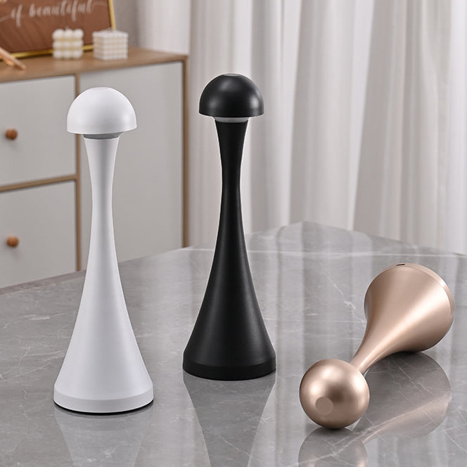 Contemporary Creative USB Iron Mushroom Acrylic LED Table Lamp for Living Room