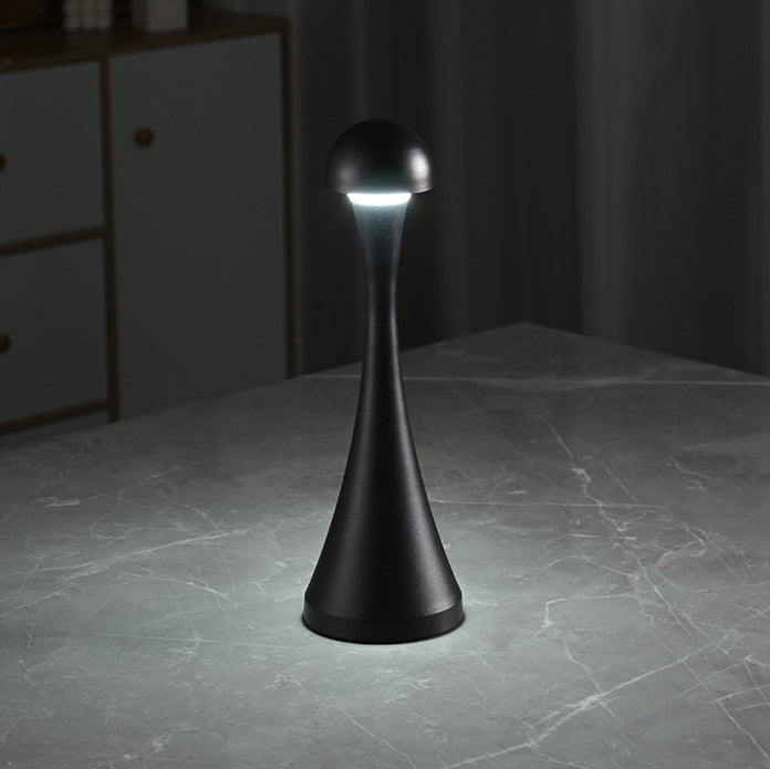 Contemporary Creative USB Iron Mushroom Acrylic LED Table Lamp for Living Room