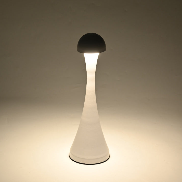 Contemporary Creative USB Iron Mushroom Acrylic LED Table Lamp for Living Room