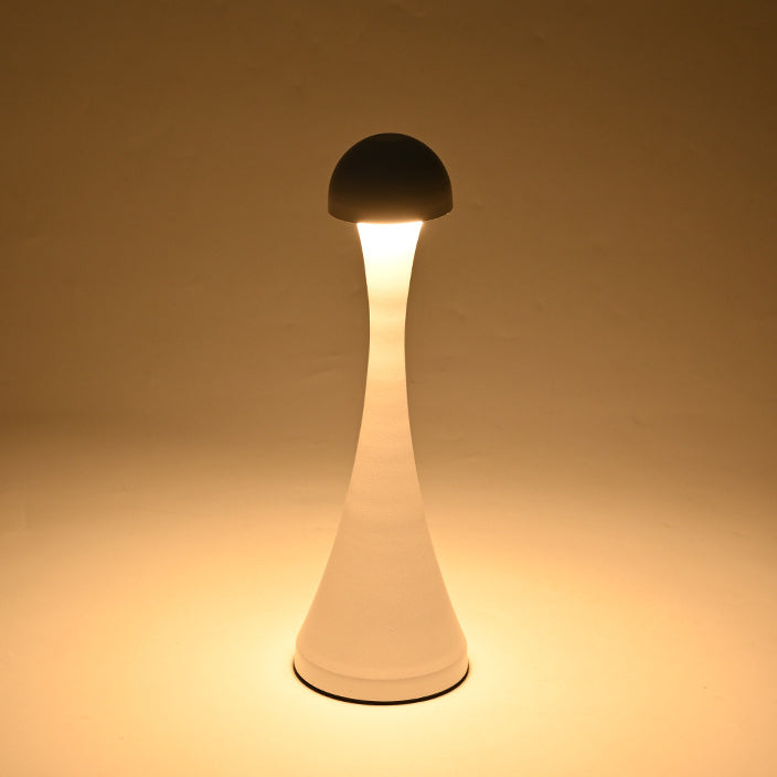 Contemporary Creative USB Iron Mushroom Acrylic LED Table Lamp for Living Room