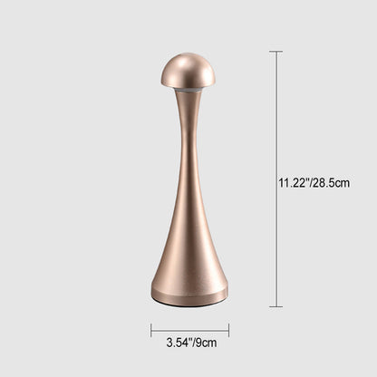 Contemporary Creative USB Iron Mushroom Acrylic LED Table Lamp for Living Room