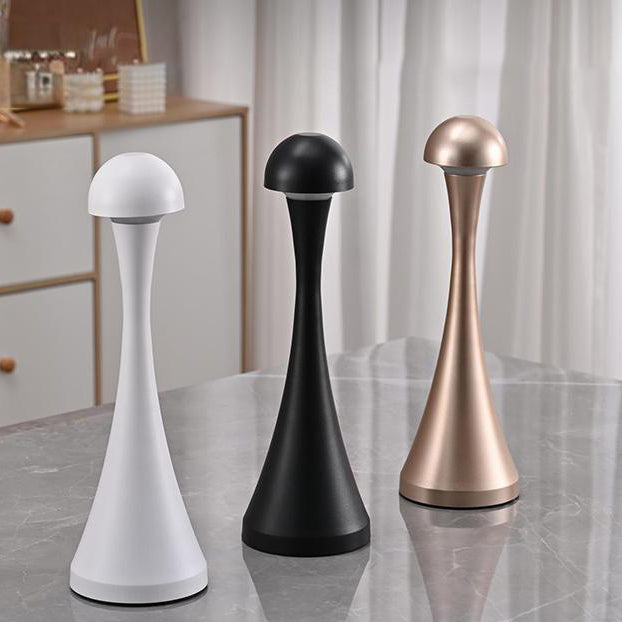 Contemporary Creative USB Iron Mushroom Acrylic LED Table Lamp for Living Room